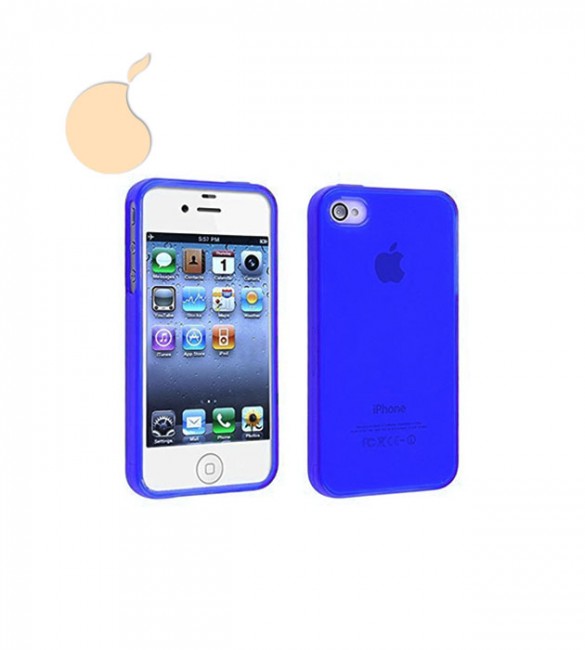 Чехол iPhone 4 /4s (Синий)